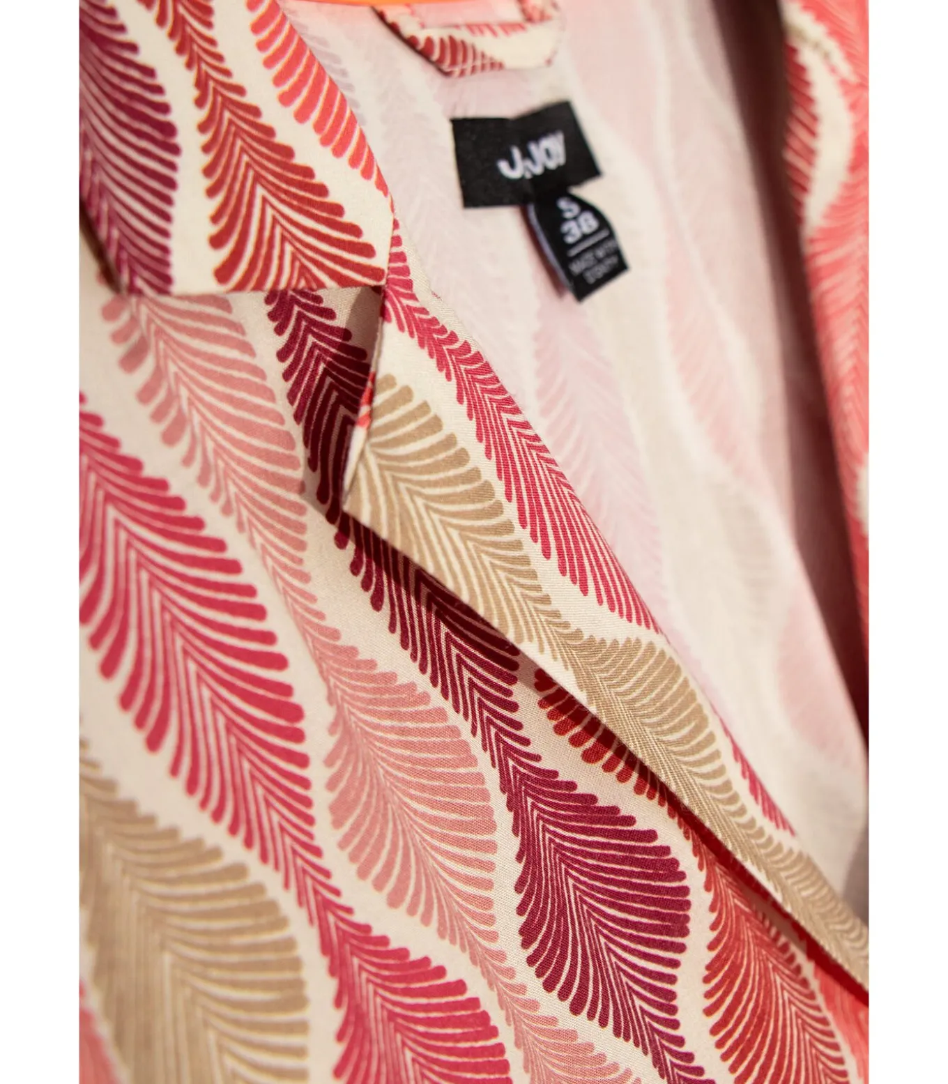 Multicolor jumpsuit met korte mouwen, bloemenprint en strik aan de taille