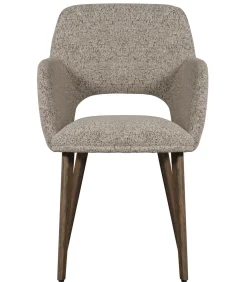 Murat Eetkamerstoelen Houten Bruine Poot - Naturel - Set van 6