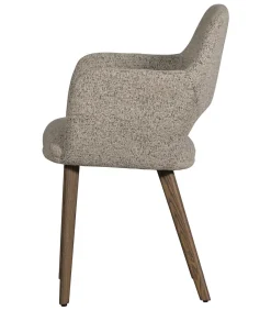 Murat Eetkamerstoelen Houten Bruine Poot - Naturel - Set van 6
