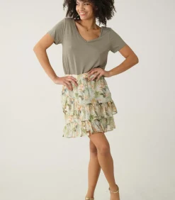 NAOKI - Naoki elastische taille rok