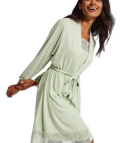 Negligé van kant Matilda