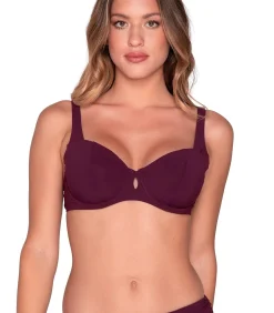 Niet-voorgevormde balconnet zwembroek BLUE SENSE