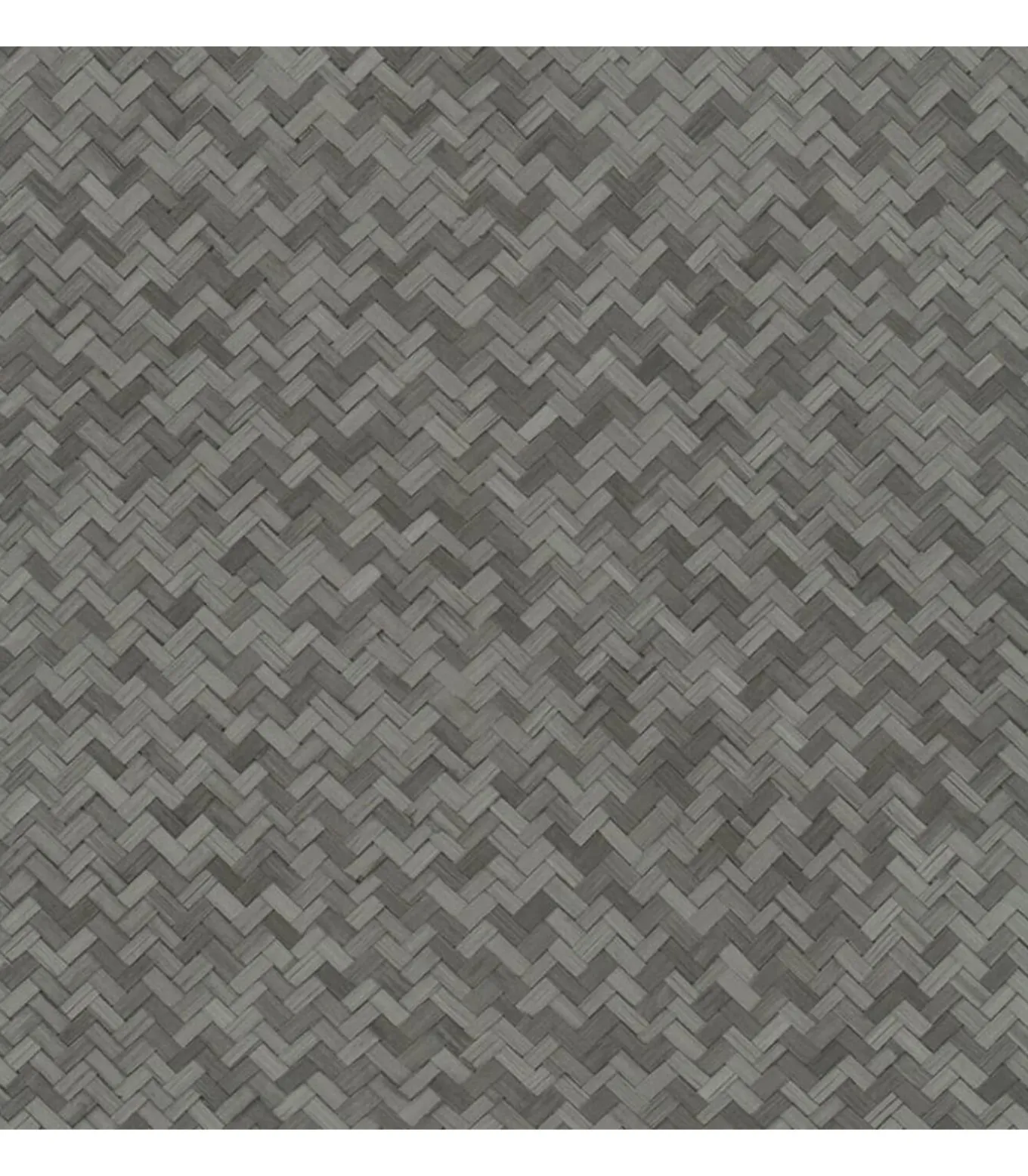 Noordwand Behang Botanica Rattan Wickerwork zwart en grijs