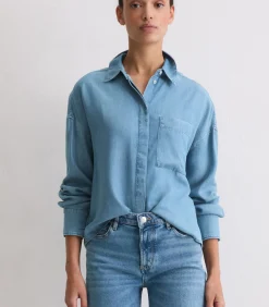 Normale spijkerblouse