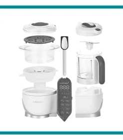 Nutribaby Keuken Robot(+) Loft White + 3 babybols en 2 lepels GRATIS