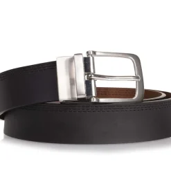 Omkeerbare herenriem Zwart / Bruin