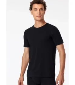 Onderhirt O-Hals Zwart T-Shirt