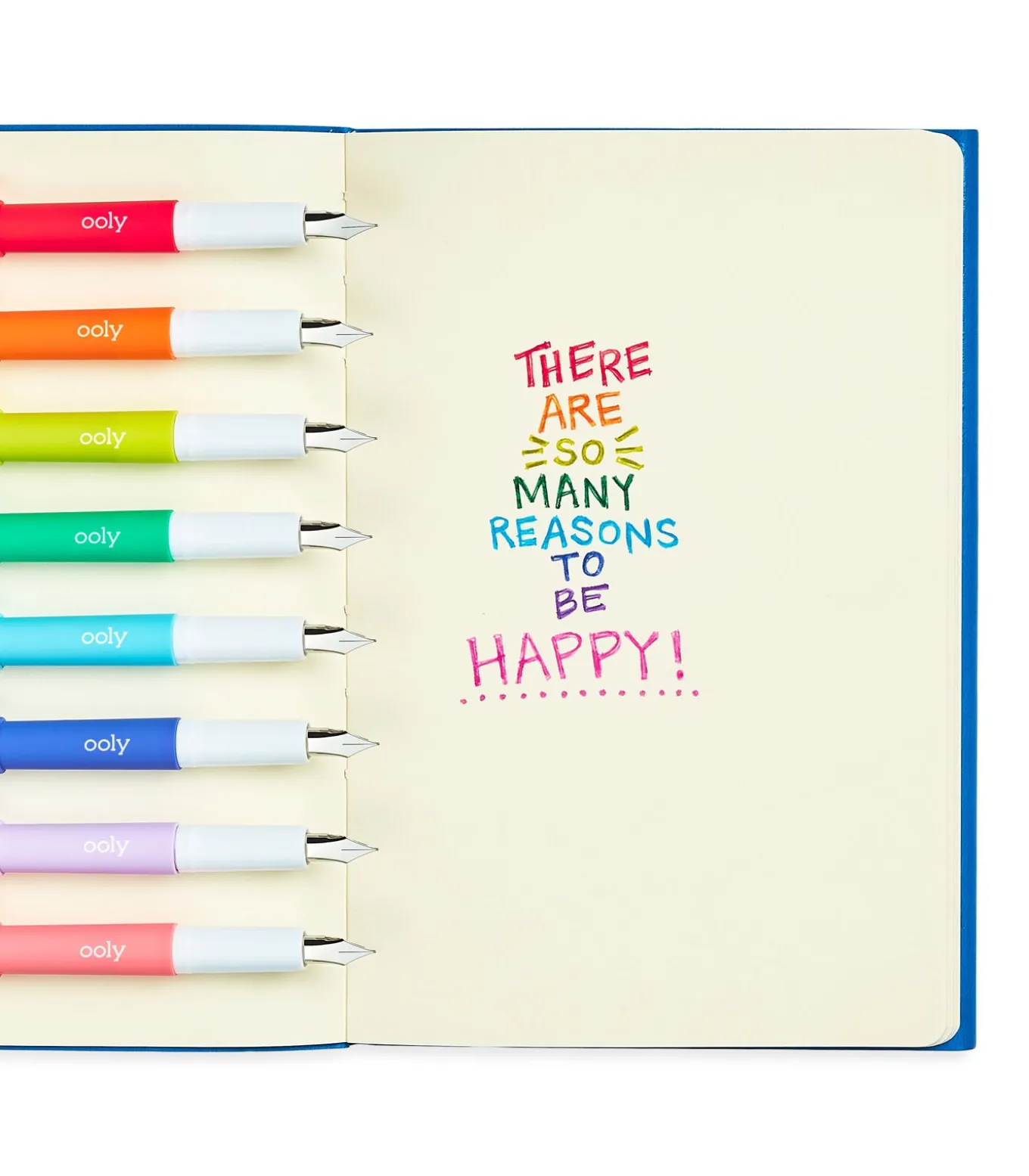 Ooly vulpennen Color Write - set van 8 kleurrijke vulpennen voor creatief schrijven