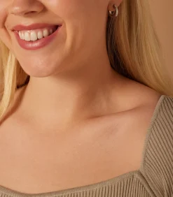 Oorbellen Staal - Zilverkleurig