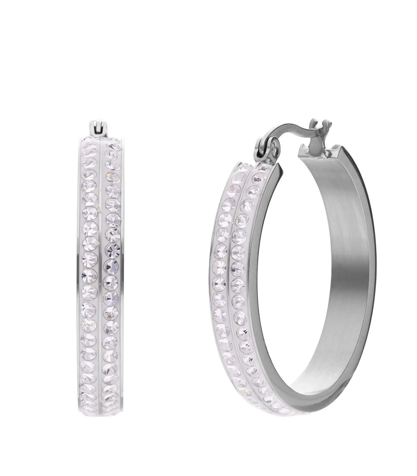 Oorbellen Staal - Zilverkleurig