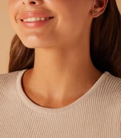 Oorbellen Zilver - Strik