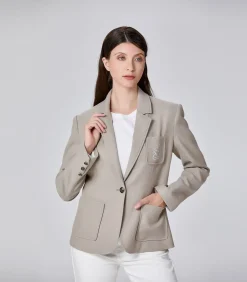 Op maat gemaakt jasje met patch