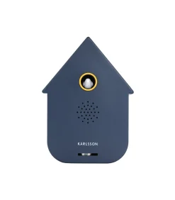 Ornament Sound Box Modern Cuckoo - Blauw - 12x7.5x11.5cm