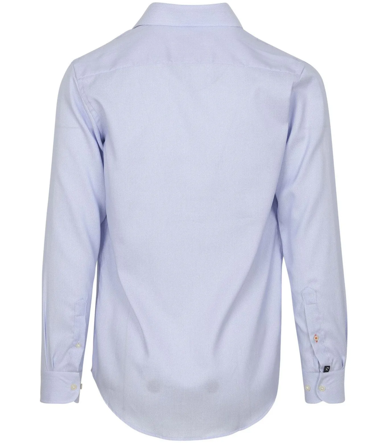 Overhemd Jacquard Luxe Lichtblauw