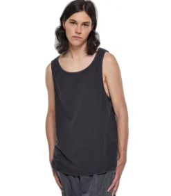 Oversized zuurgewassen tank top