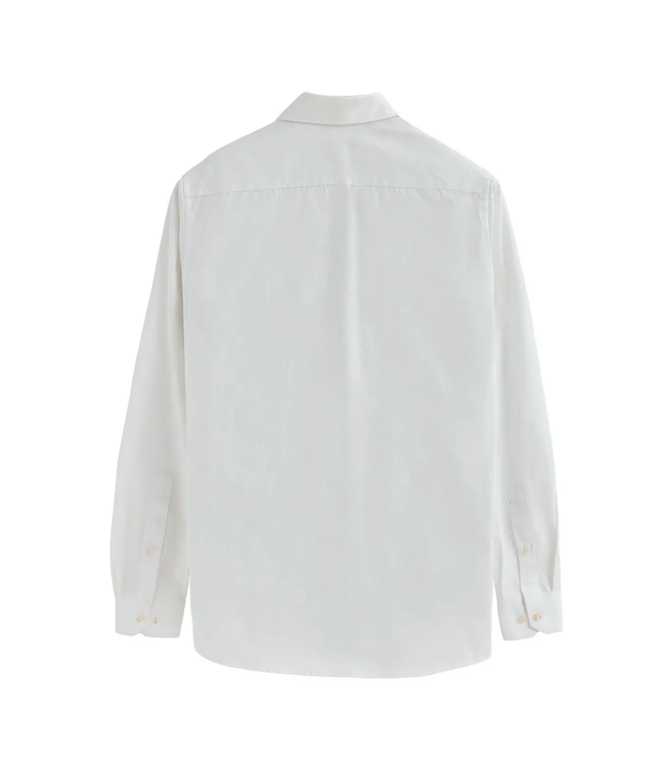 Pack van twee herenhemden van poplin katoen in wit en marineblauw met slim fit en Rigby Go-logo