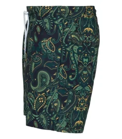 PAISLEY - Zwembroek - Donkergroen