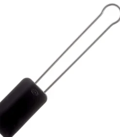 Pannenlikker - RVS / Siliconen - Zwart - 26 cm - Breed