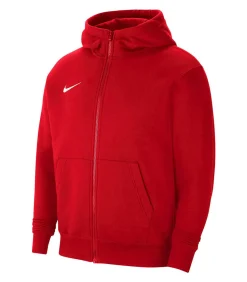 PARK 20 - Trui met kap Met Volledige Ritssluiting - Rood