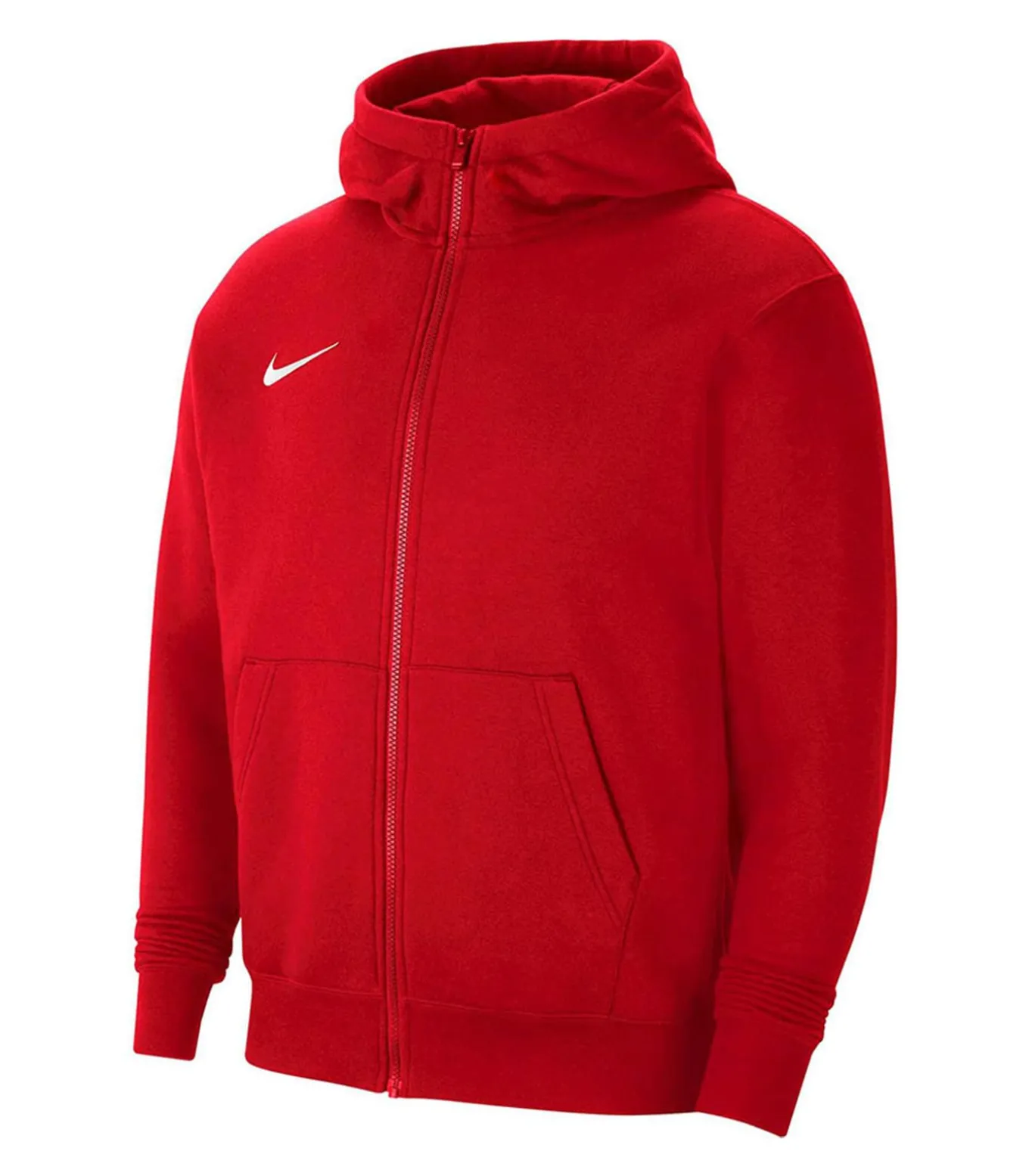 PARK 20 - Trui met kap Met Volledige Ritssluiting - Rood