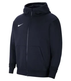 PARK 20 - Trui met kap Met Volledige Ritssluiting - Marineblauw