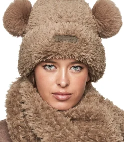 PC1 sjaal en muts met oren set STYLE ADD