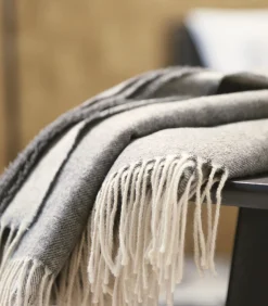 PEROU gris - Plaid Baby Alpaca