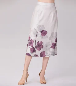 Plaatsing Trapezerok met bloemenprint