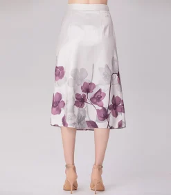 Plaatsing Trapezerok met bloemenprint