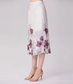 Plaatsing Trapezerok met bloemenprint