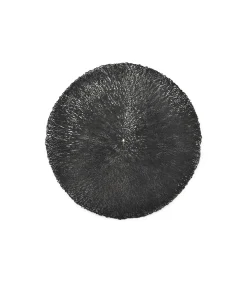 Placemat 38cm zwart Vene - (x4)