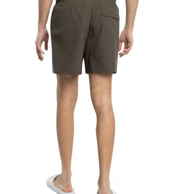 Plain swim short - olive