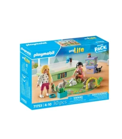 Playmobil dieren bouwset Starter Packs Konijnenfamilie 71753
