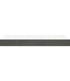 Pocketveringmatras 80x210x20 cm fluweel donkergrijs