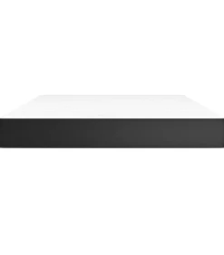 Pocketveringmatras 140x190x20 cm kunstleer zwart