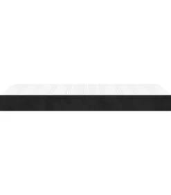 Pocketveringmatras 90x220x20 cm fluweel zwart