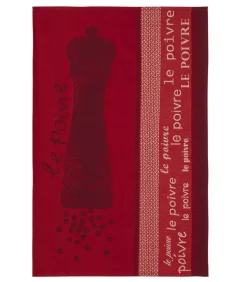 POIVRE ROUGE - Tafellinnen Theedoek