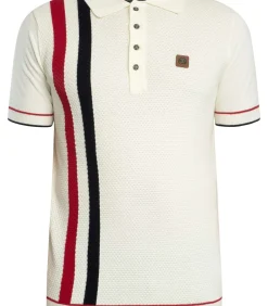 Poloshirt Met Gebreid Paneel