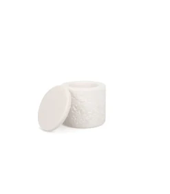 Pot met deksel 7xH7cm white Marbliss