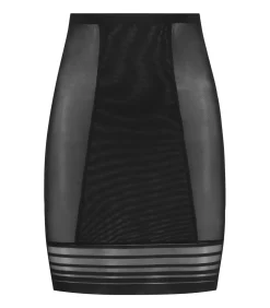 Powermesh Rok Met Hoge Taille