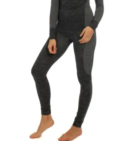 Premium Thermolegging Dames Zwart Melange
