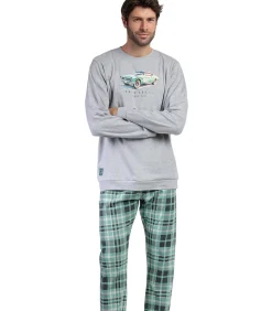 Pyjama broek top lange mouwen Vintage Car Lois