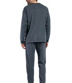 Pyjama broek top lange mouwen Grigio