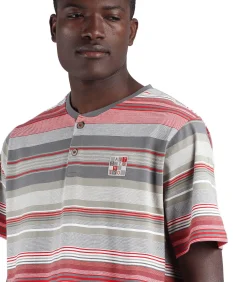 Pyjamashort t-shirt Rayas Cubes Antonio Miro