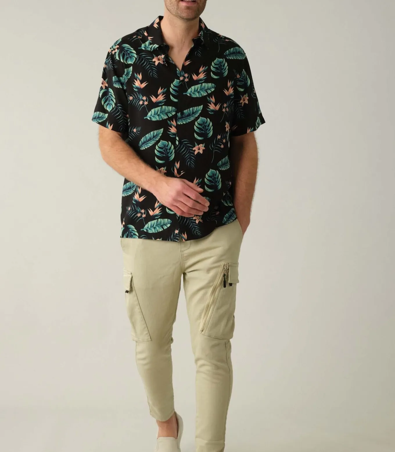 QUATRO - Quatro cargo pocket-jeans voor heren