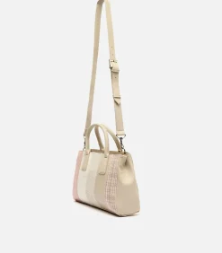 Raffia tas Vrouw Lareni Roze