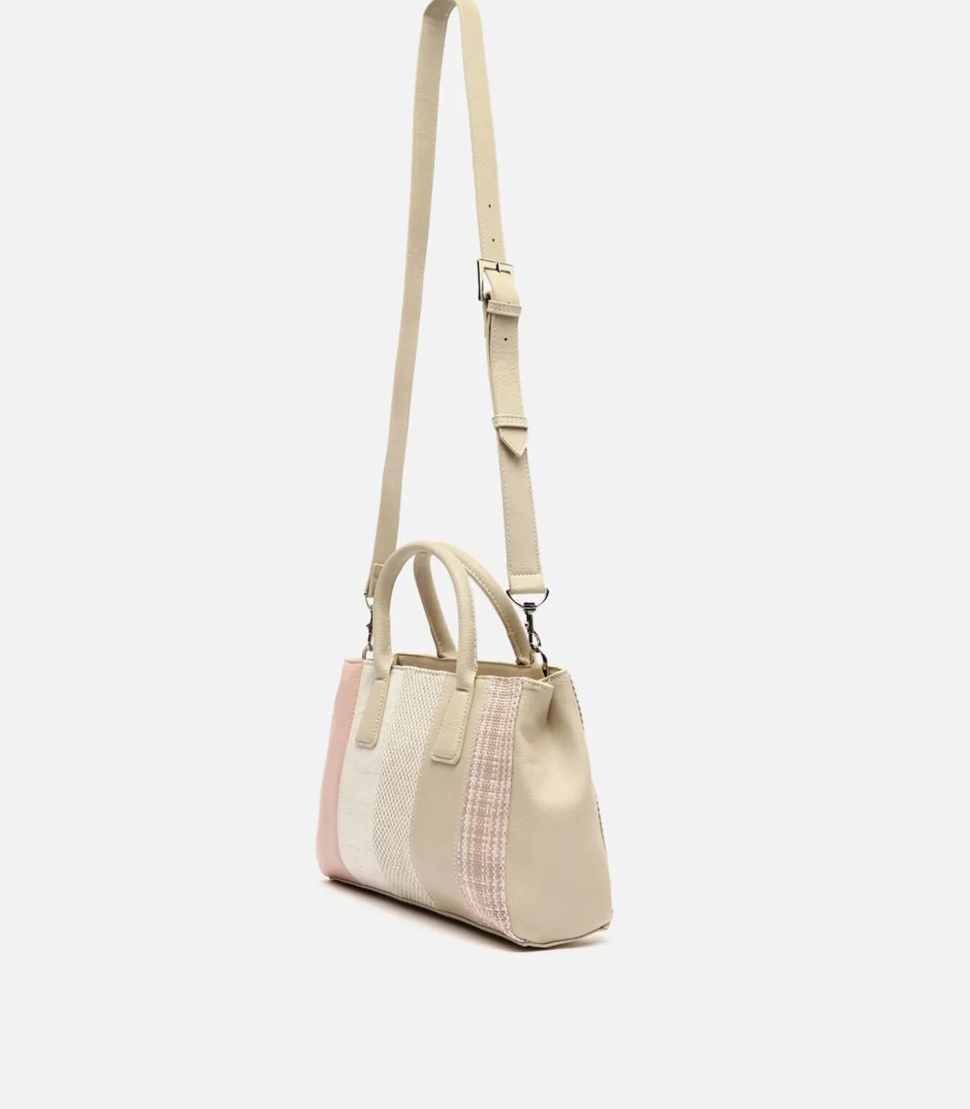 Raffia tas Vrouw Lareni Roze