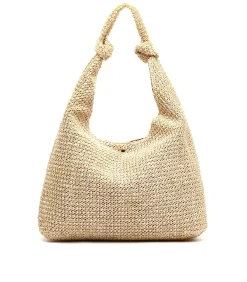 Raffia tas Vrouw Pologi Beige