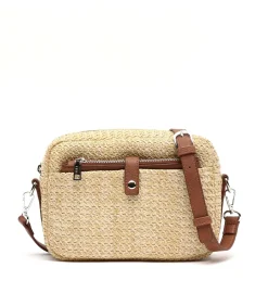 Raffia tas Vrouw Xistu Beige