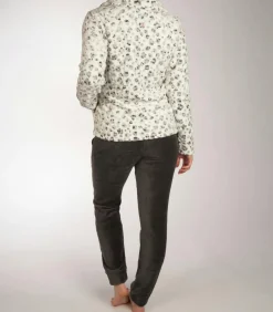 Rebelle fleece huispak - Deluxe - Panter - Warm 2-delig huispak